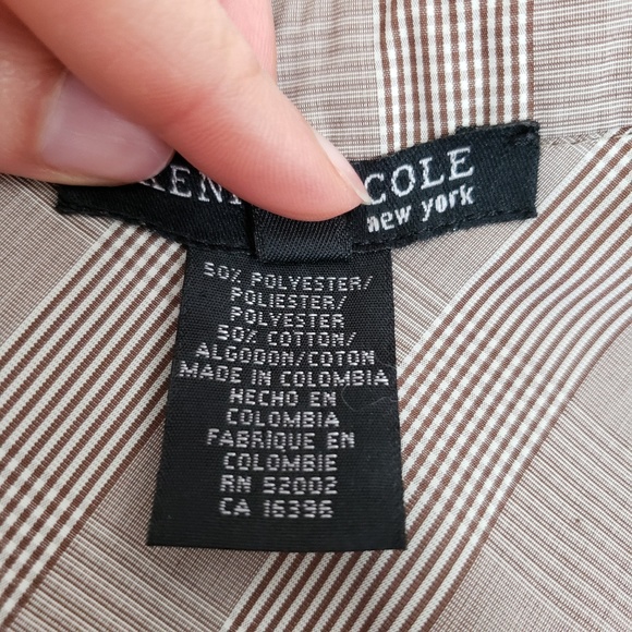 KENNETH COLE sleeveless plaid dress - Picture 7 of 8